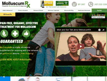 Tablet Screenshot of molluscumrx.com